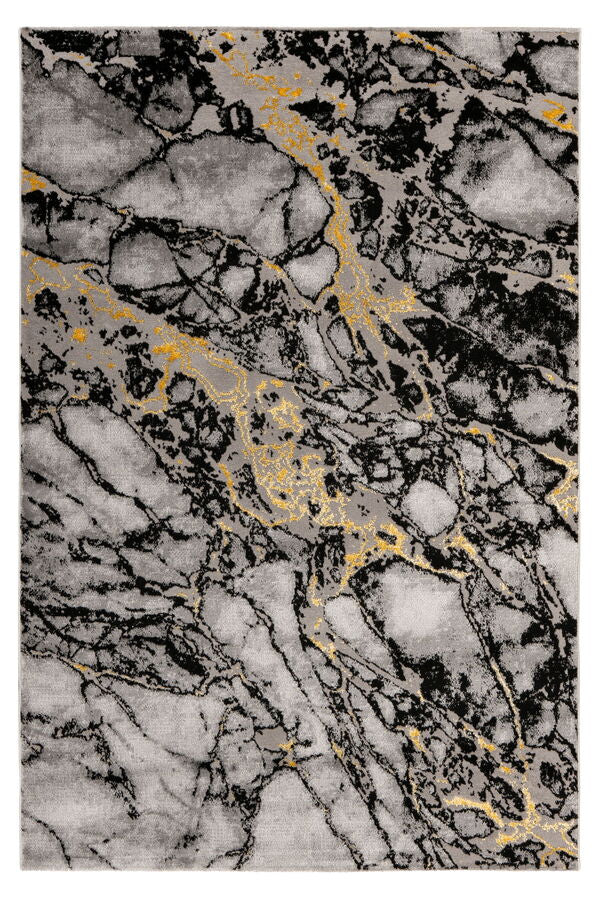 Black and Gold Rug